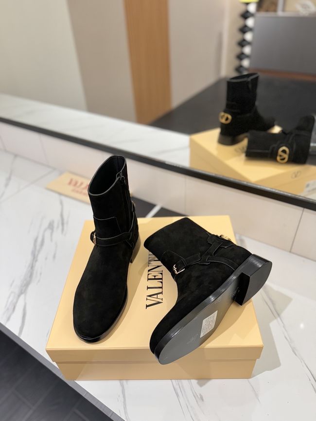 Valentino LOGO cowhide ankle boots S0QN8-2