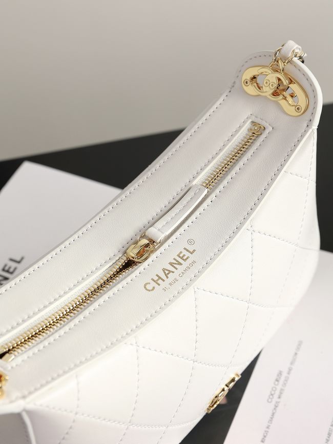 CHANEL Hobo Bag AS6640 WHITE