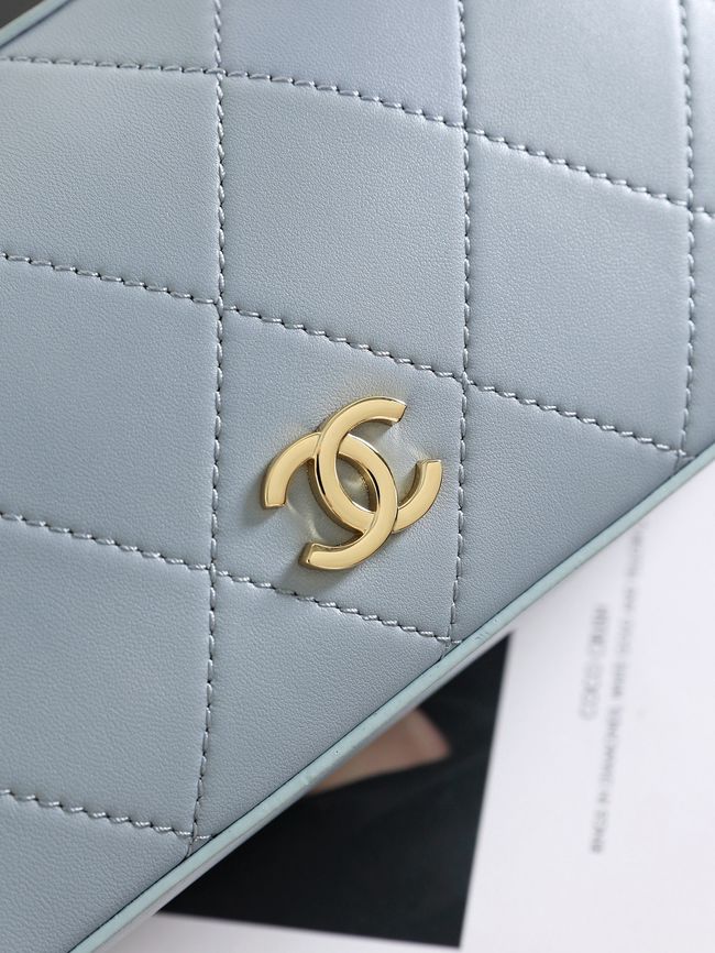CHANEL Hobo Bag AS6640 blue
