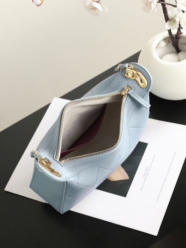 CHANEL Hobo Bag AS6640 blue