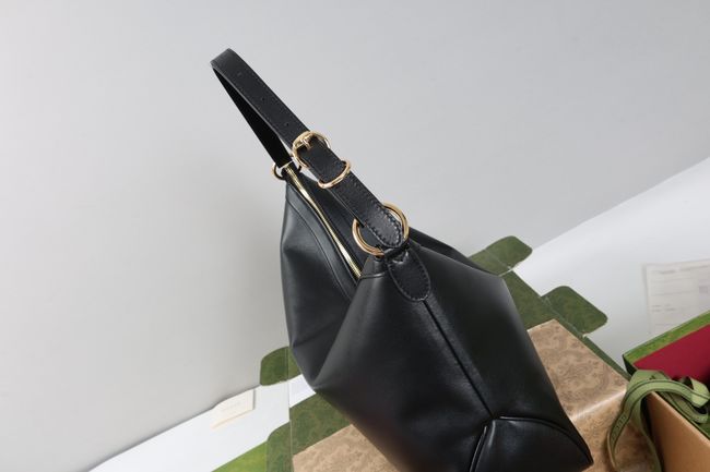 Gucci Starlet large shoulder bag soft leather A00CI2 black