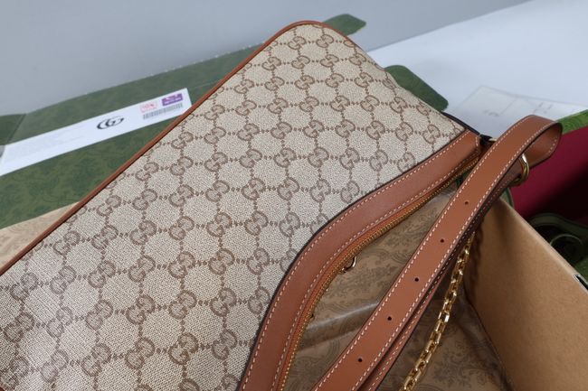 Gucci Starlet medium shoulder bag A00CI1 brown