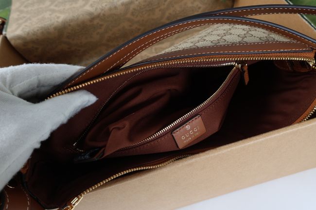 Gucci Starlet medium shoulder bag A00CI1 brown