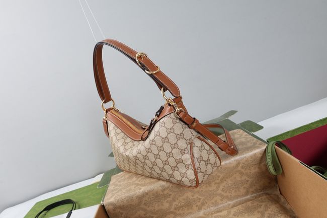 Gucci Starlet medium shoulder bag A00CI1 brown