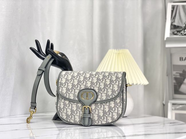 MEDIUM DIOR BOBBY BAG Warm Taupe Box Embroidery M2170 gray