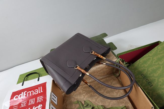 Gucci Bamboo Tote medium bag A005YB gray Gucci Bamboo Tote medium bag A005YB gray