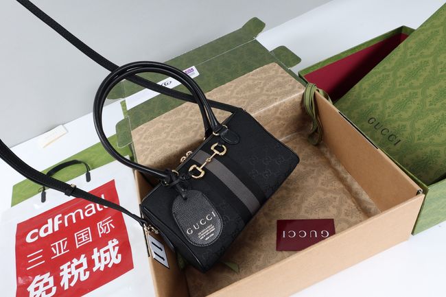 Gucci Borsetto medium boston bag 866732 black
