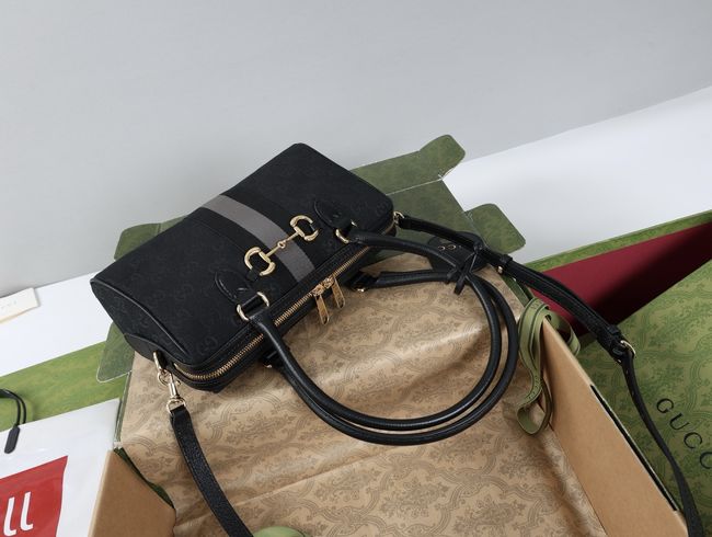 Gucci Borsetto medium boston bag 866732 black