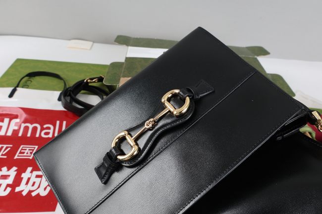 Gucci Horsebit Duomo medium top handle bag A006N6 black Gucci Horsebit Duomo medium top handle bag A006N6 black