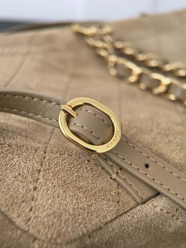 Chanel Backpack AS6465 dark beige