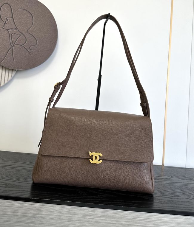 Chanel Maxi Flap bag AS6482 brown