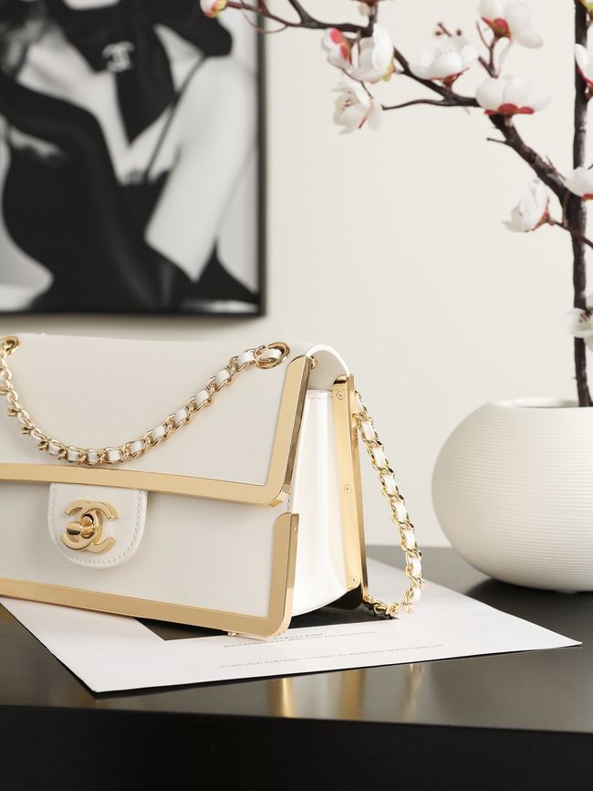 Chanel Mini Flap Bag AS6533 white