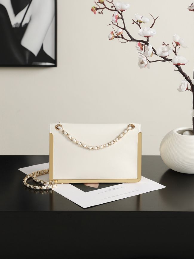 Chanel Mini Flap Bag AS6533 white