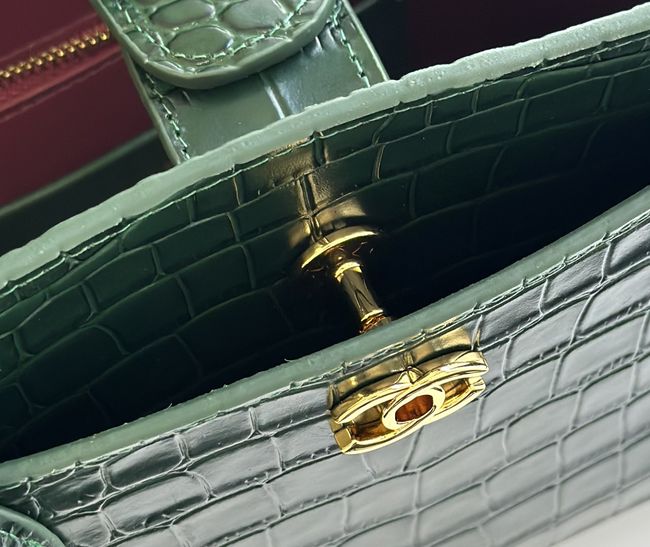 Chanel Small Shopping Bag AS6492 dark green