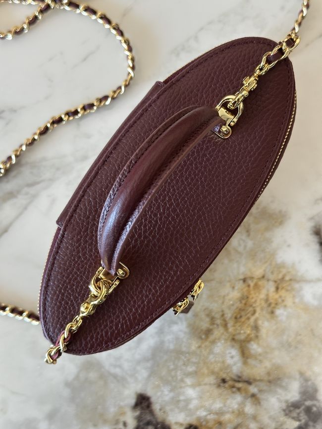 Chanel Vanity with Chain AP5574 Burgundy