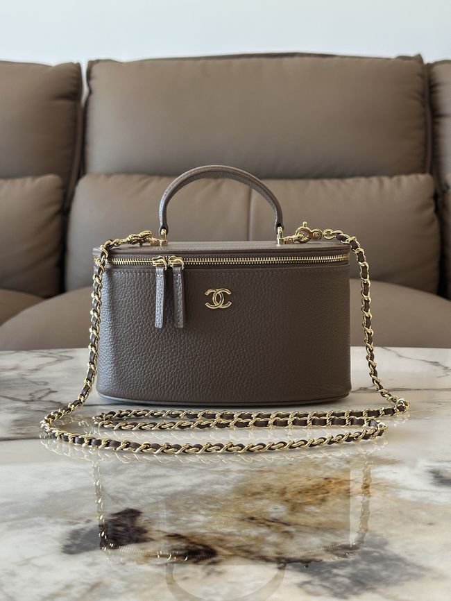Chanel Vanity with Chain AP5574 gray Chanel Vanity with Chain AP5574 gray