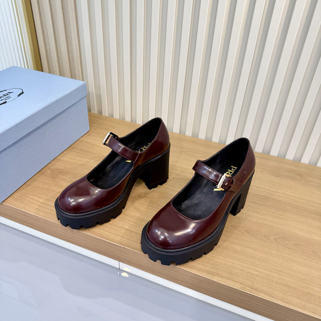 Prada Stride brushed leather pumps 1I562O-1
