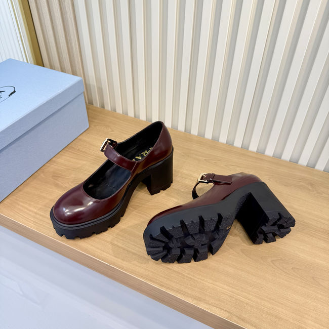 Prada Stride brushed leather pumps 1I562O-1