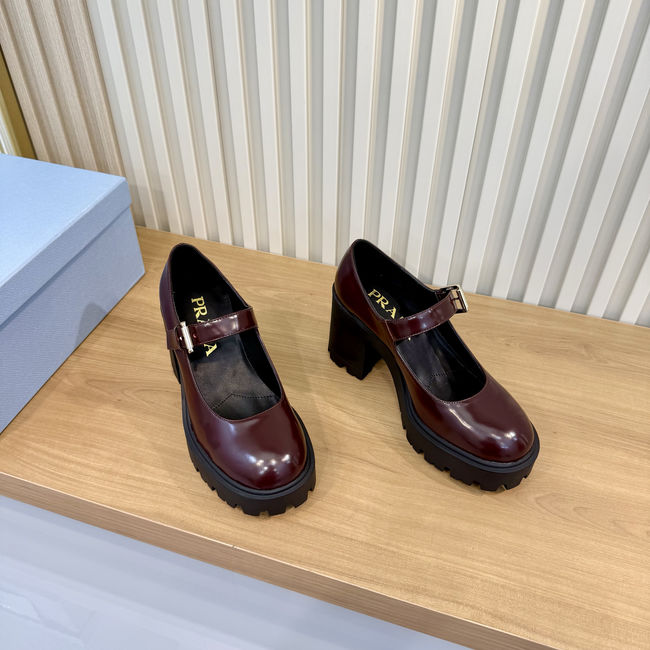Prada Stride brushed leather pumps 1I562O-1